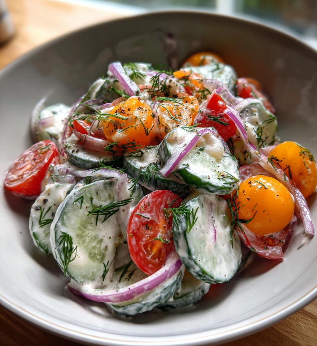Cucumber Ranch Salad - detail 1