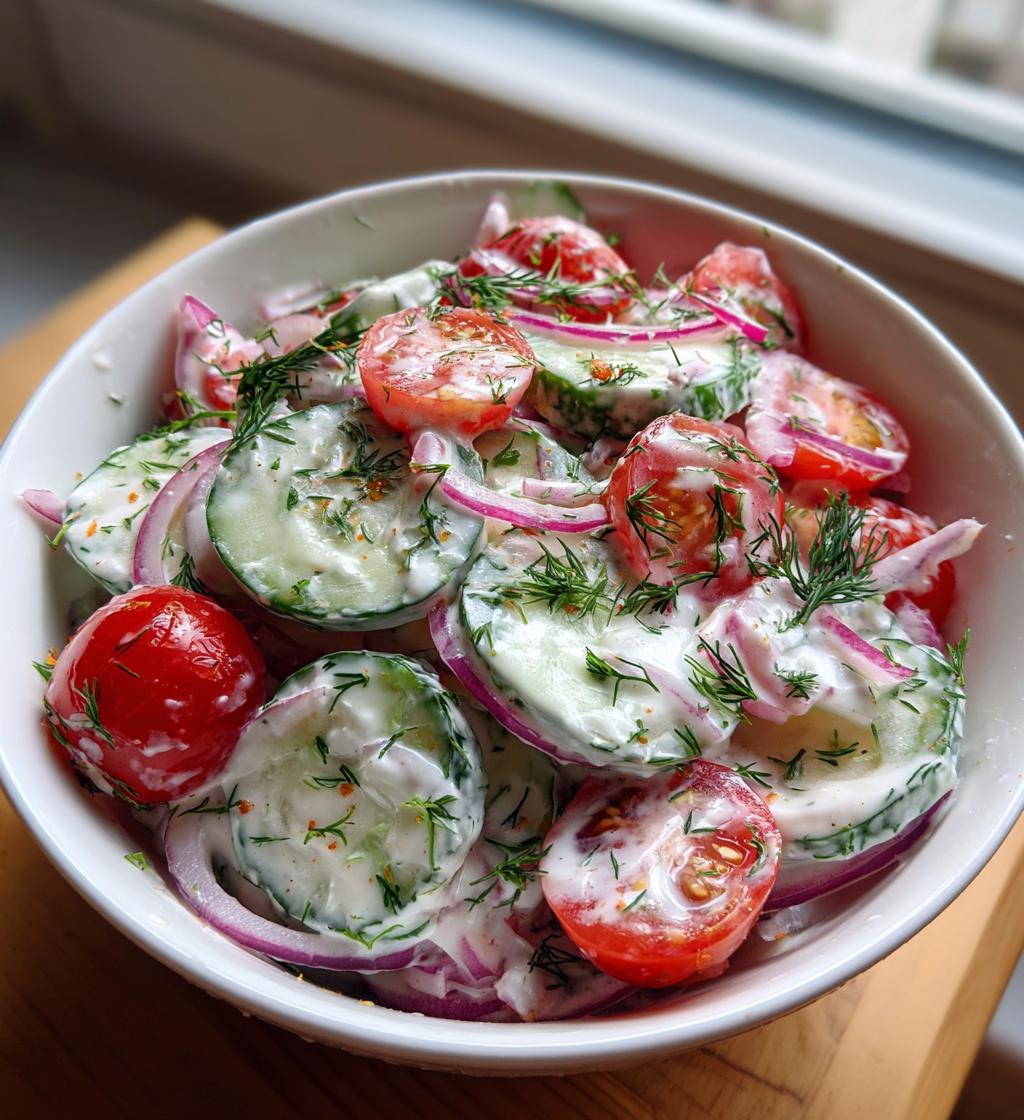 Cucumber Ranch Salad