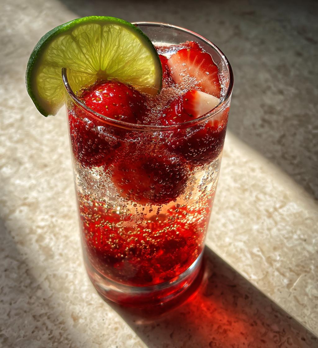 Dirty Strawberry Soda