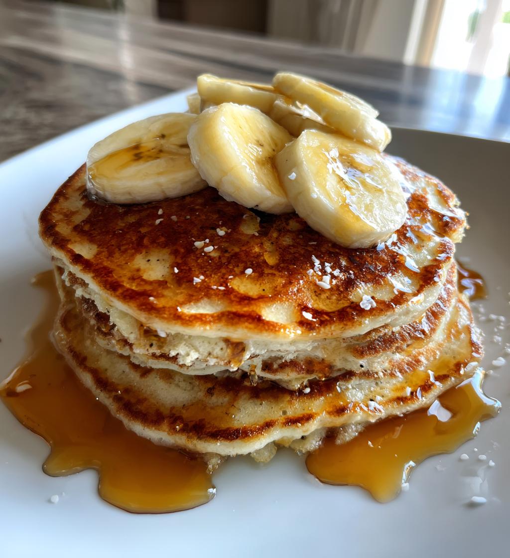 Fluffy Banana Cottage Cheese Pancakes - detail 1