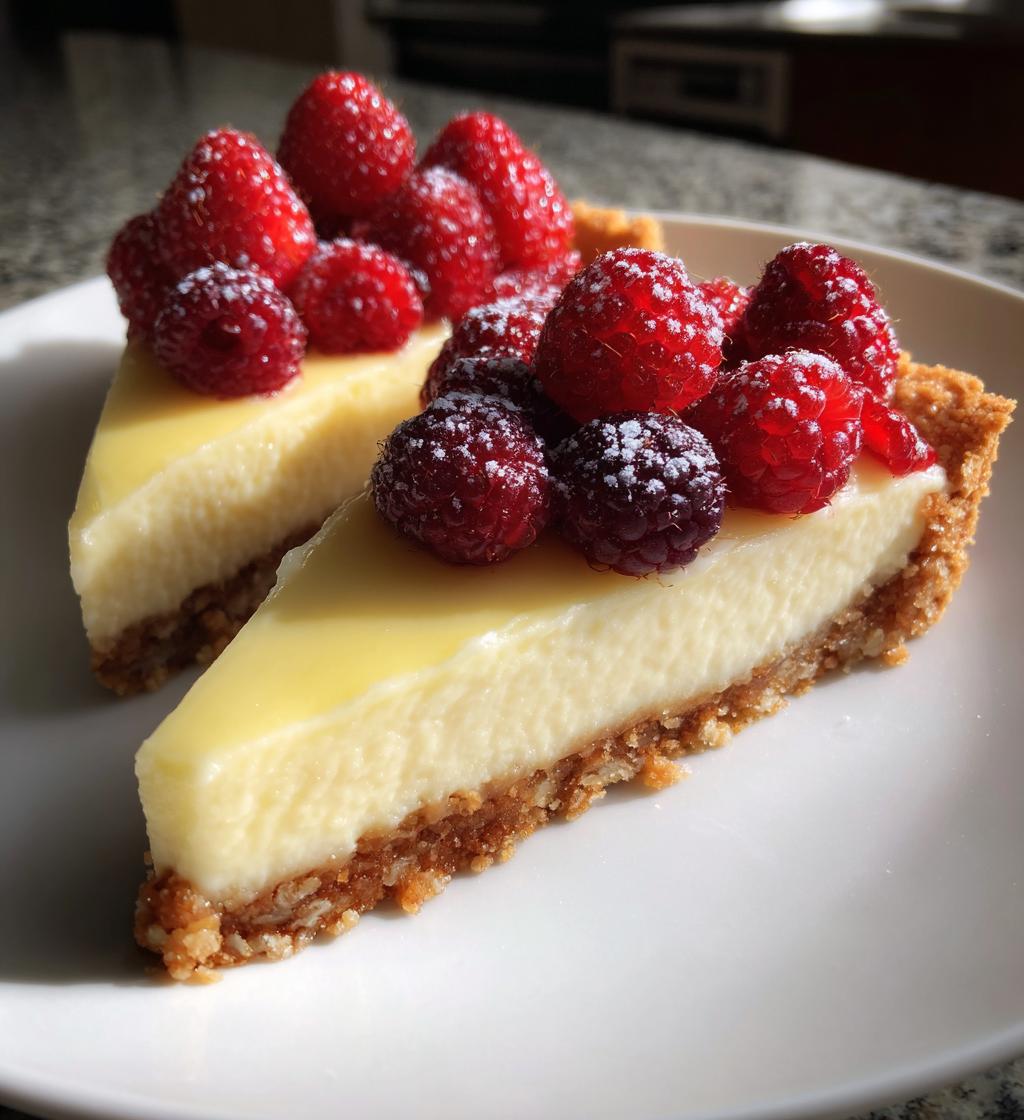 Fresh Lemon Mascarpone Tart with Almond Crust - detail 1