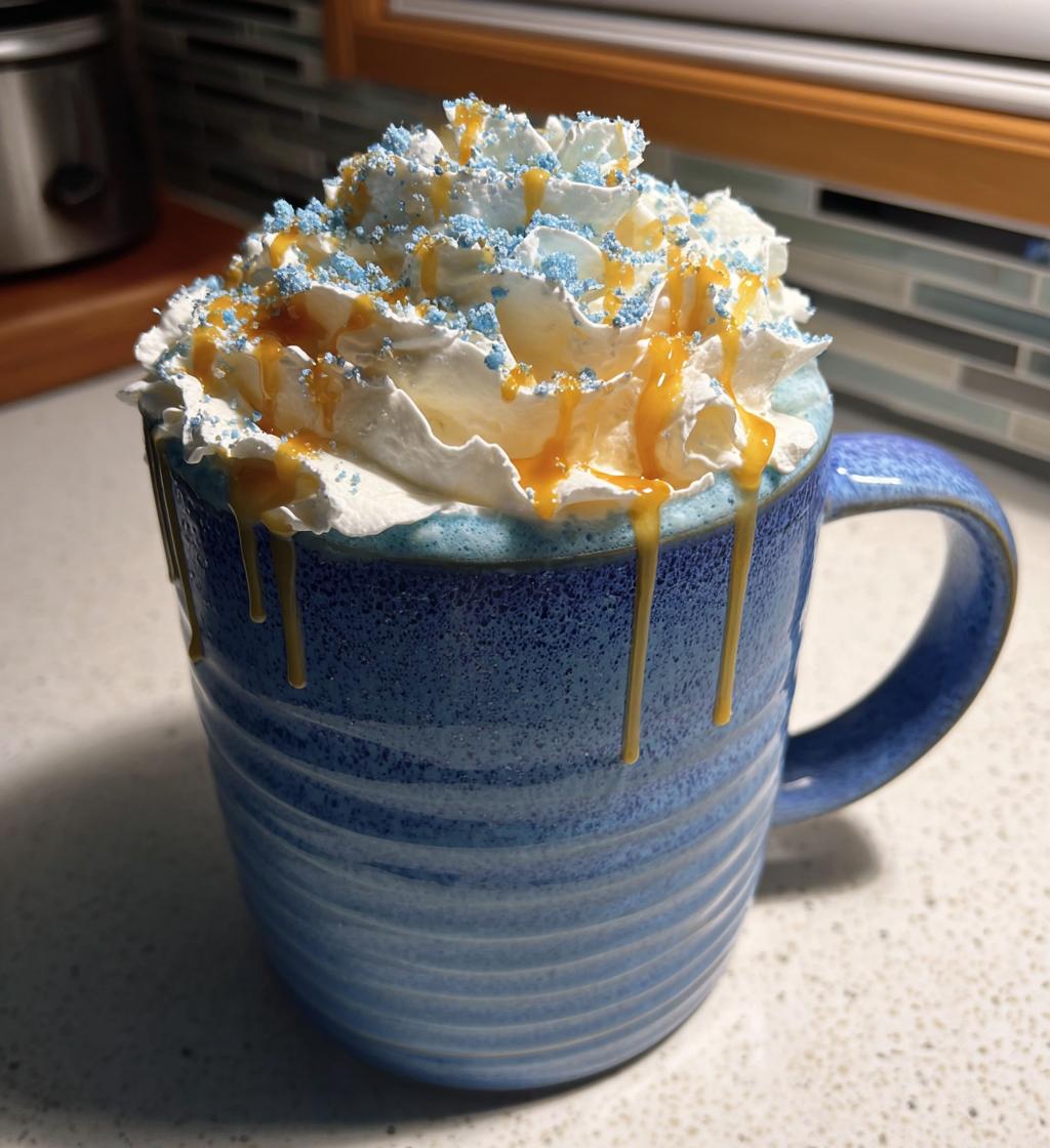Frostbite Blue Christmas Cocoa - detail 1