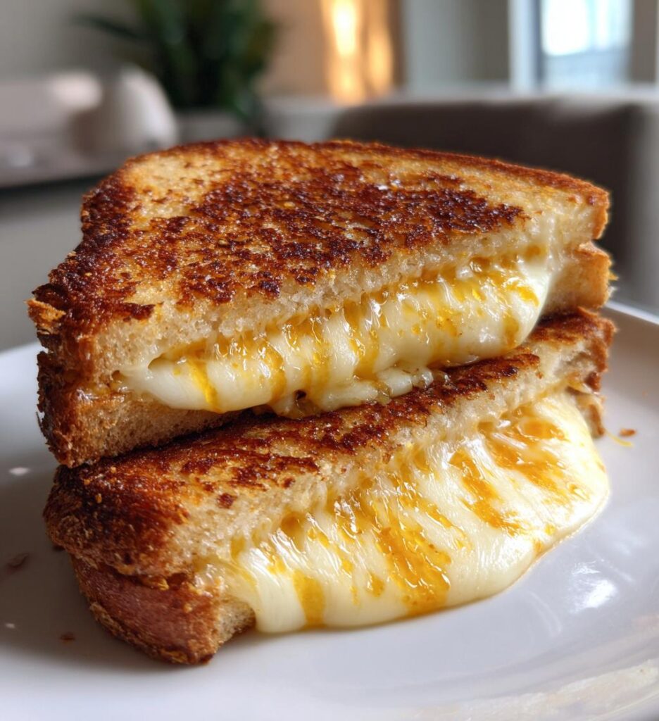 Garlic Bread Grilled Cheese