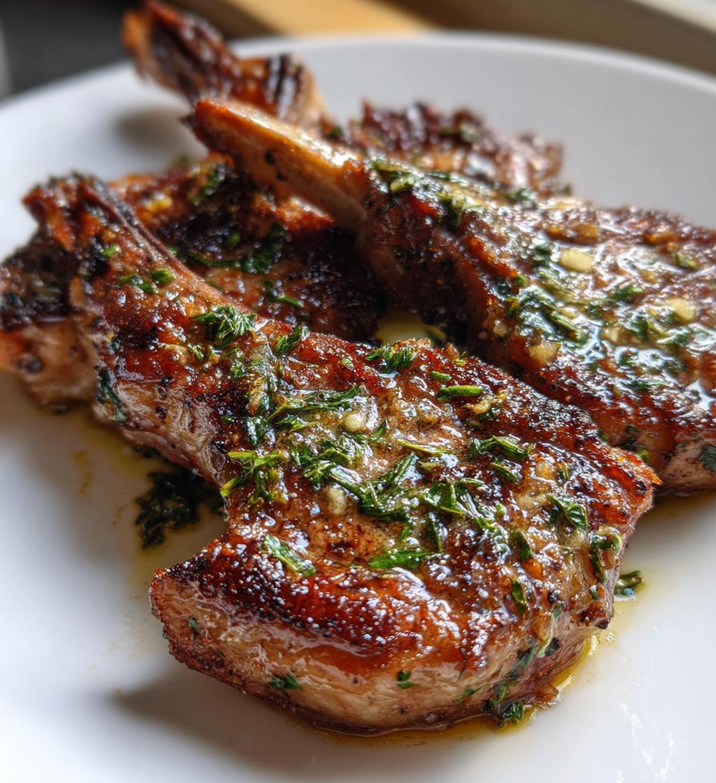 Garlic Butter Lamb Chops - detail 1