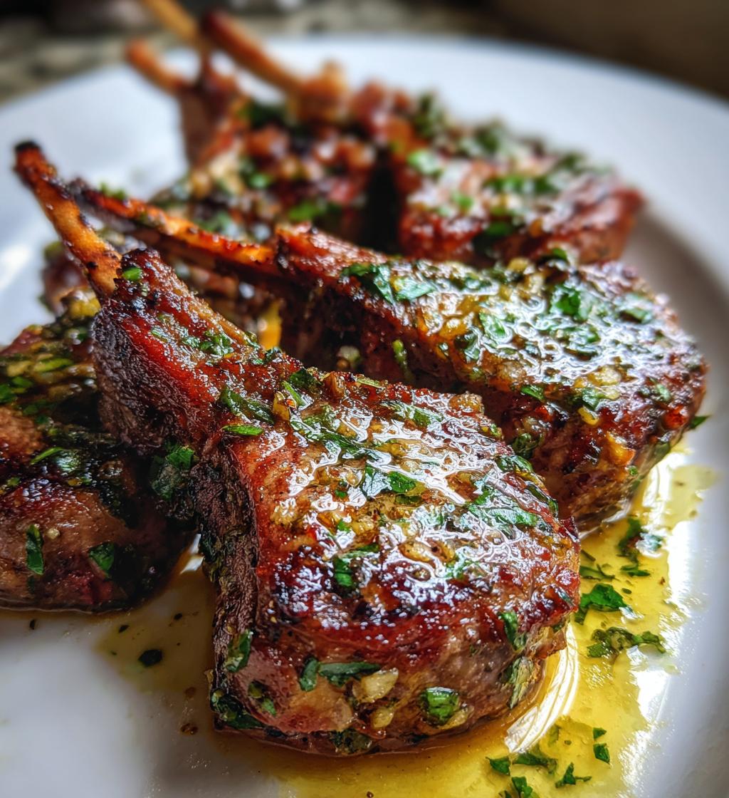Garlic Butter Lamb Chops