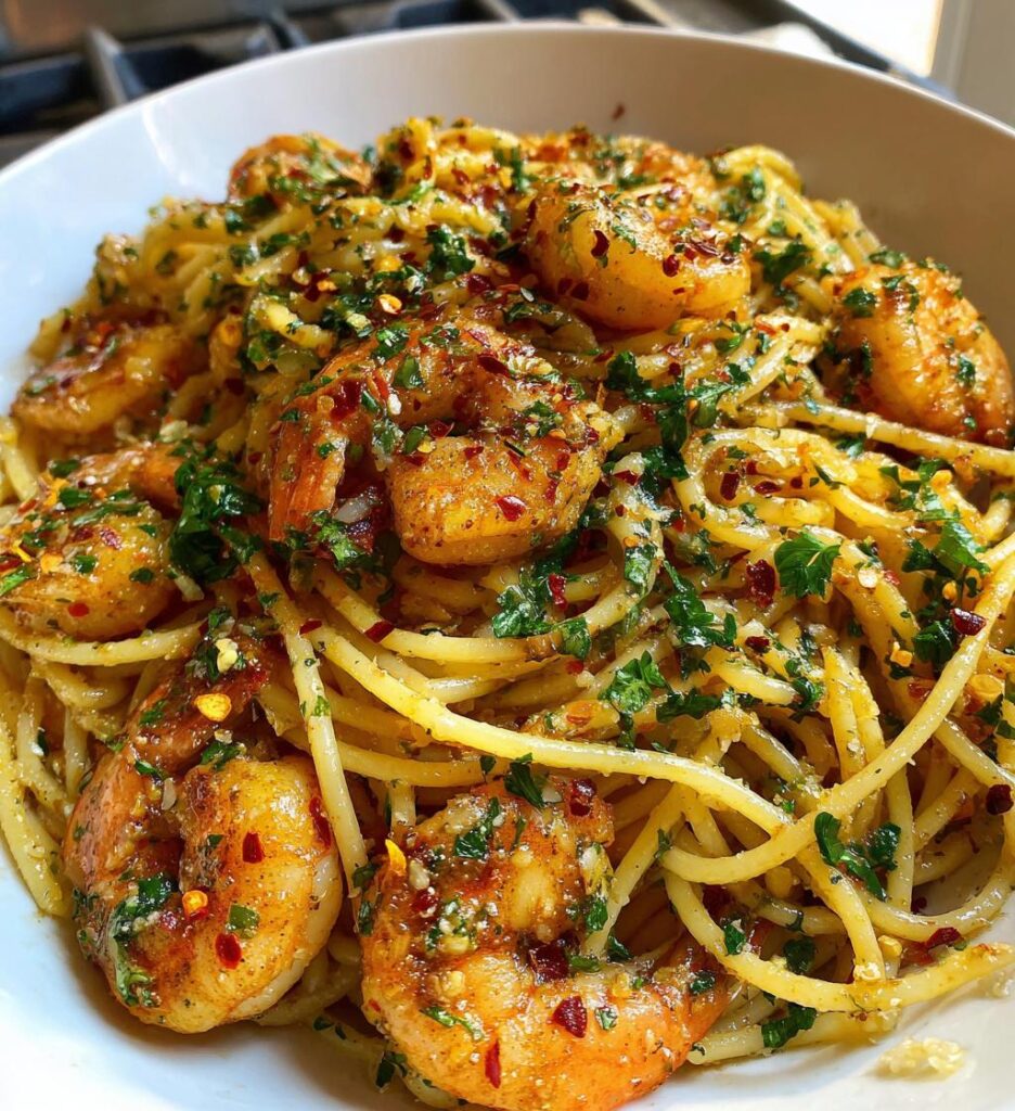 Garlic Butter Shrimp Pasta Weeknight Dinner