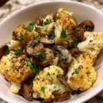 Garlic Cauliflower Mushroom Skillet