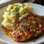 Garlic Herb Chicken with Mashed Potatoes