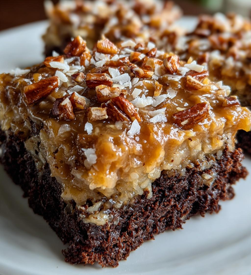German Chocolate Sheet Cake - detail 1