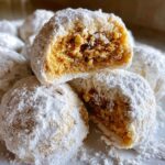Gingerbread Snowball Cookies