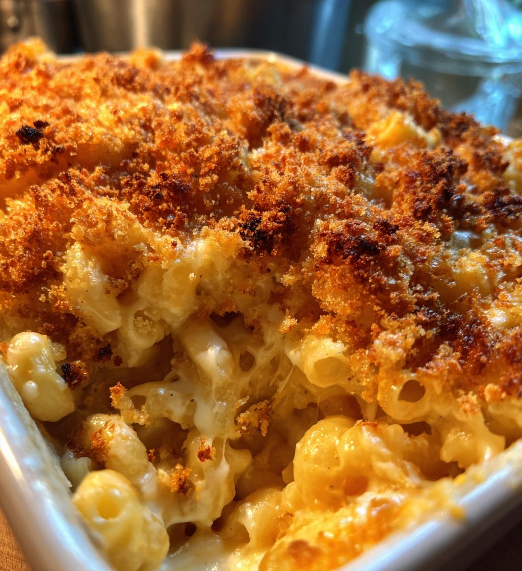 Gourmet Baked Mac and Cheese with a Crunch - detail 1