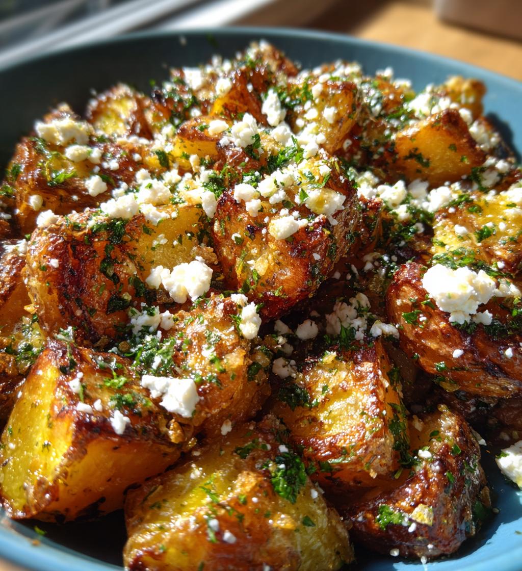 Greek Feta Roast Potatoes - detail 1