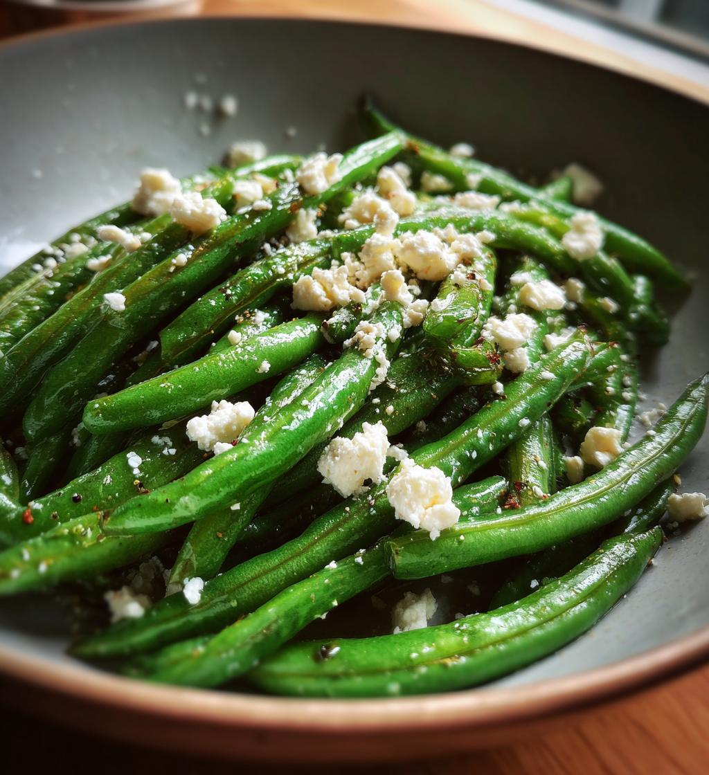 Green Bean and Feta Salad