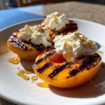 Grilled Apricots With Whipped Goat Cheese and Honey