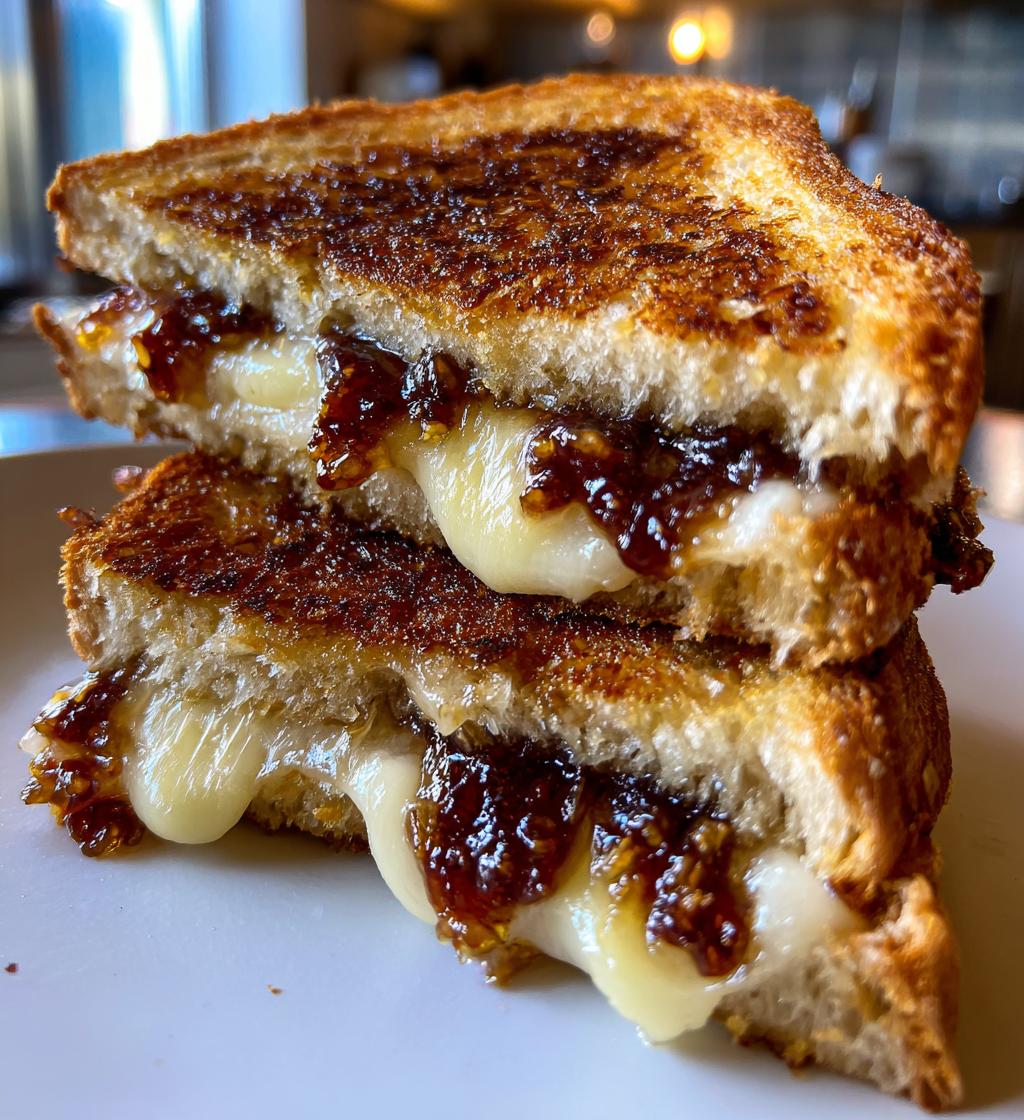 Grilled Fig Jam Sandwich Melt - detail 1