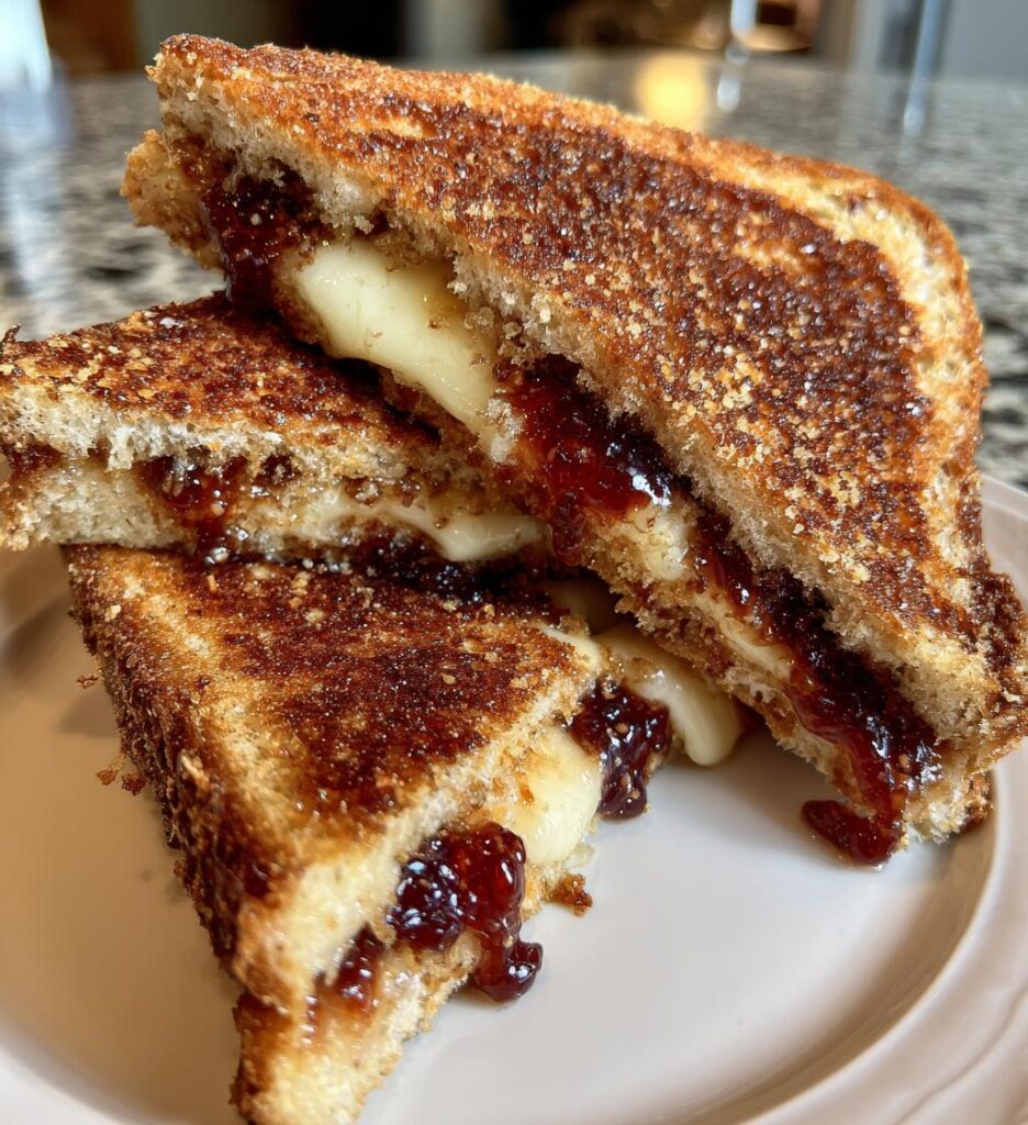 Grilled Fig Jam Sandwich Melt