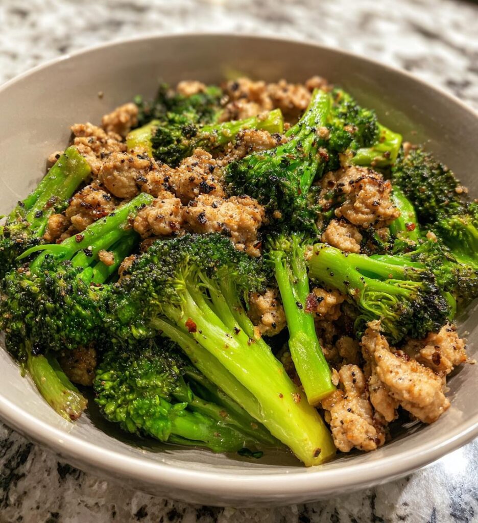 Ground Turkey Stir Fry Broccoli
