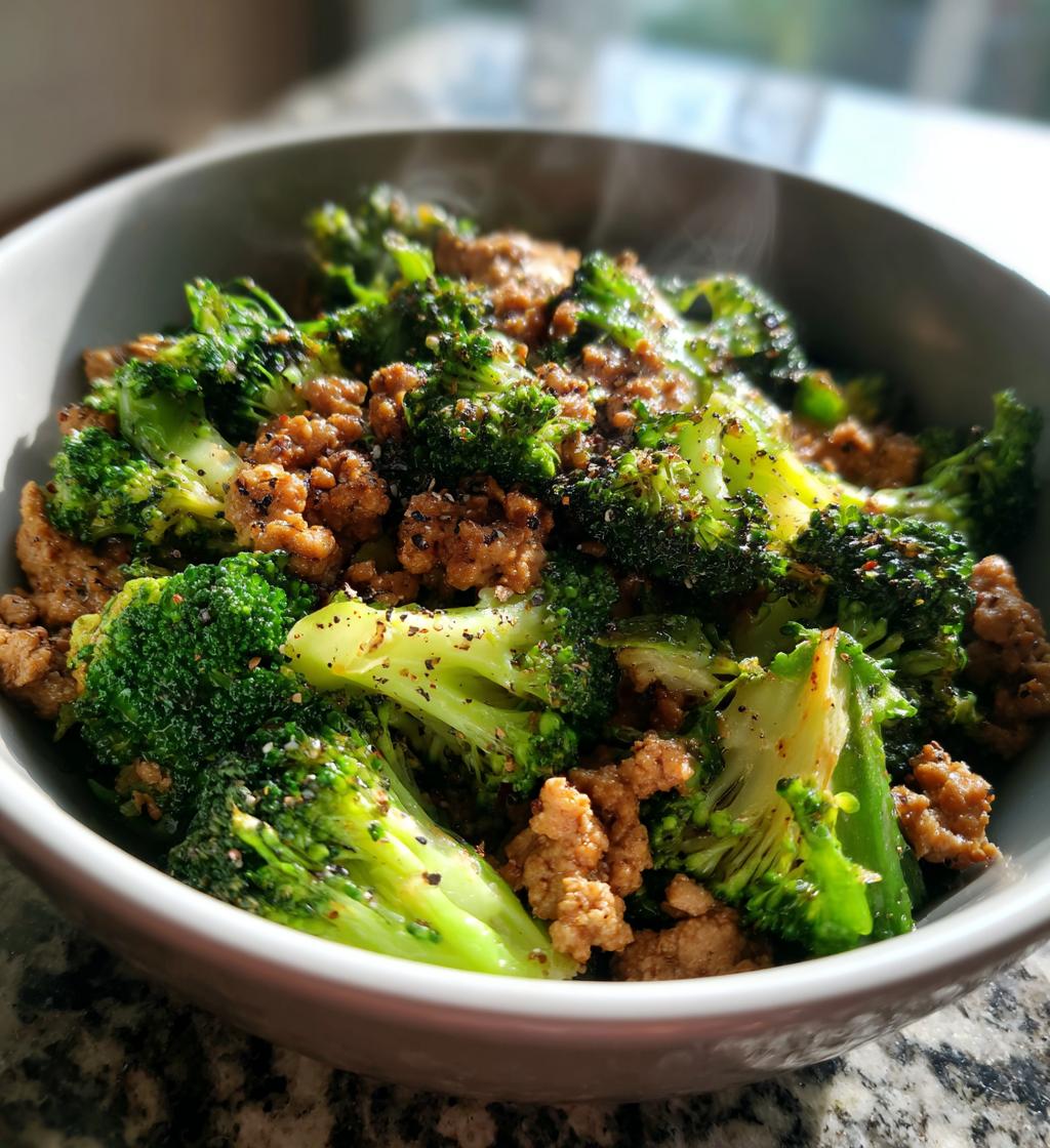 Ground Turkey Stir Fry Broccoli