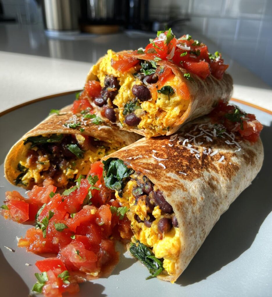 Healthy Breakfast Burritos