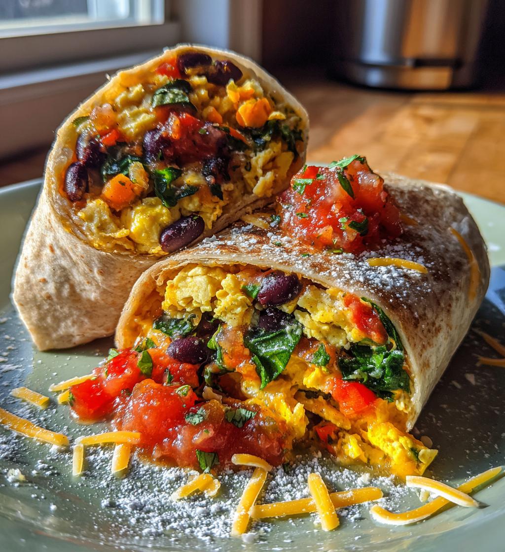 Healthy Breakfast Burritos