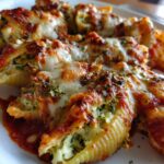 Herb Zucchini Stuffed Jumbo Shells