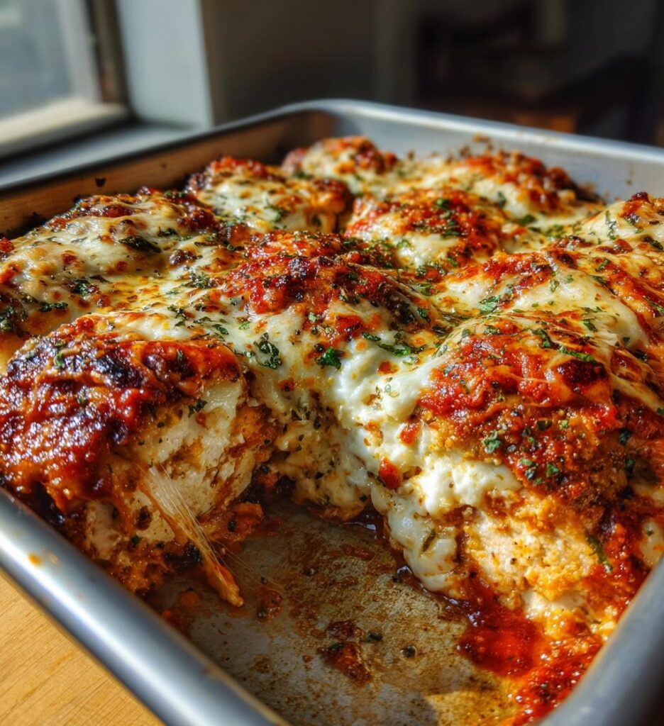 High Protein Chicken Parm Cottage Cheese Bowl