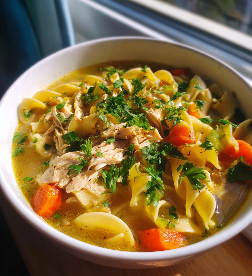 Homemade Chicken Noodle Soup - detail 1