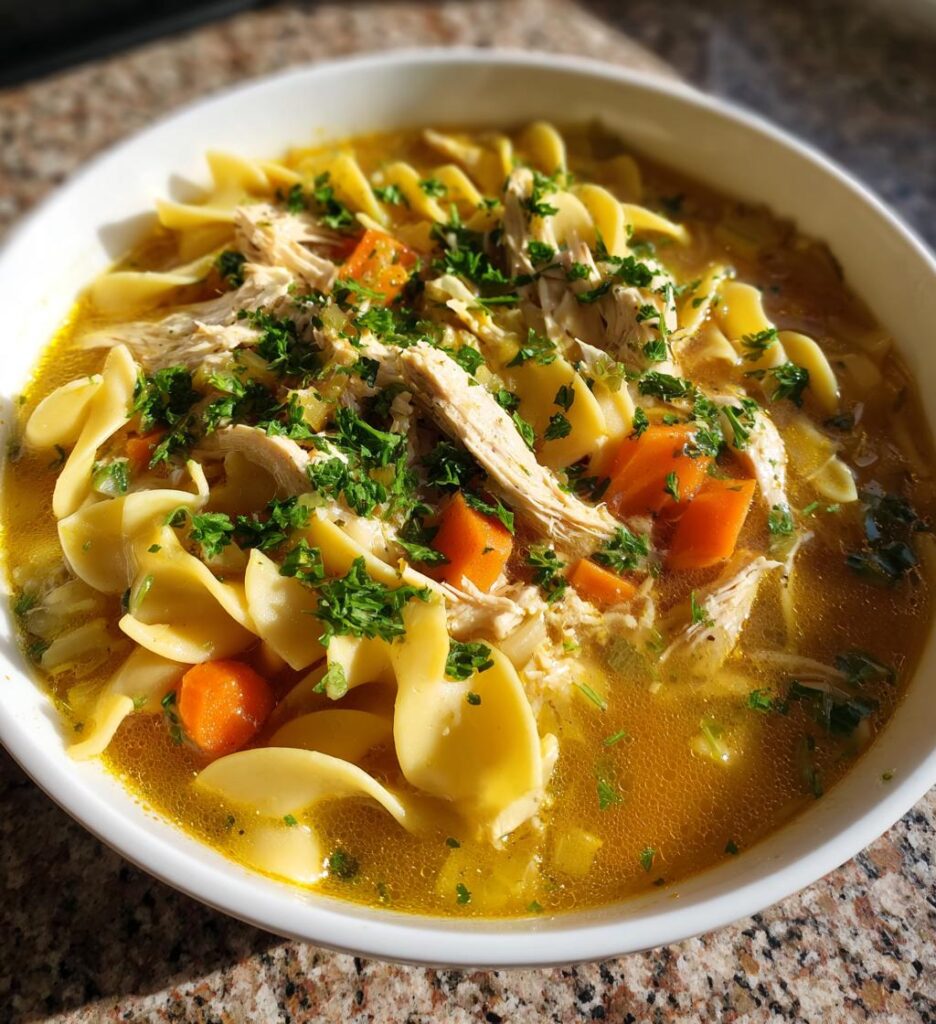 Homemade Chicken Noodle Soup