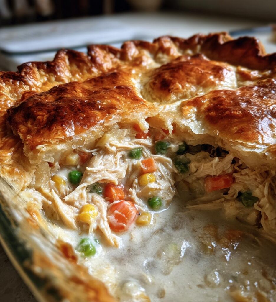 Homemade Chicken Pot Pie Casserole
