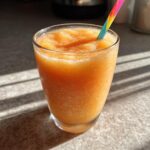 Homemade Peach Slurpee