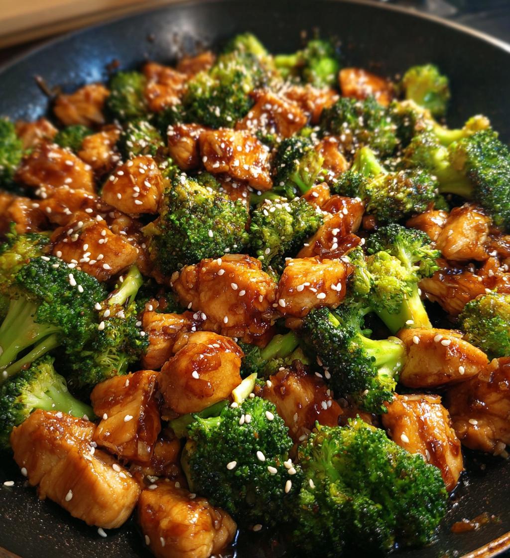 Honey Sesame Chicken and Broccoli - detail 1