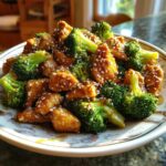 Honey Sesame Chicken and Broccoli