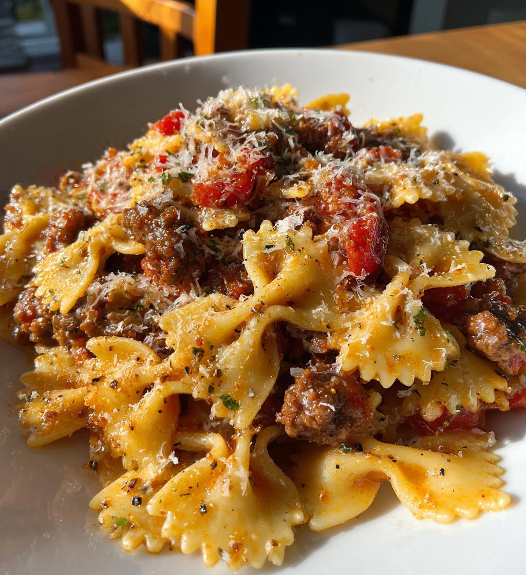 Italian Sausage Bow Tie Pasta - detail 1