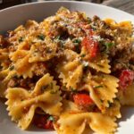 Italian Sausage Bow Tie Pasta
