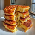 Korean Potato Cheese Pancakes