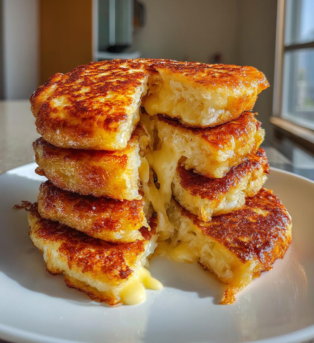 Korean Potato Cheese Pancakes