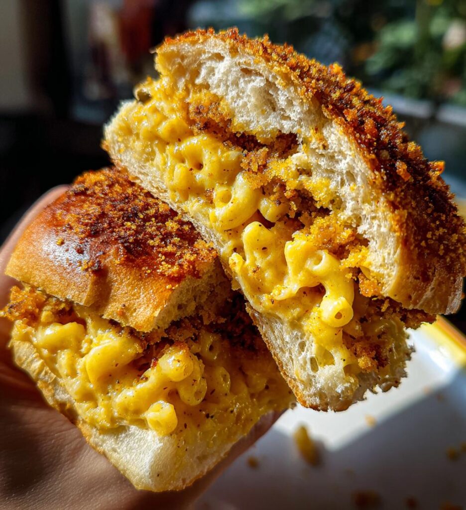 Mac Cheese Burger Rolls