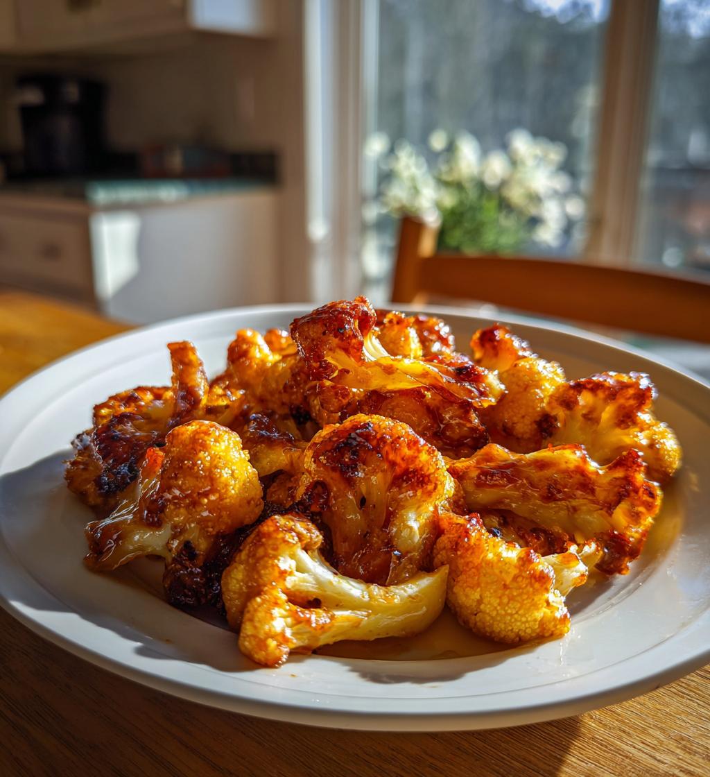 Maple Sriracha Cauliflower - detail 1