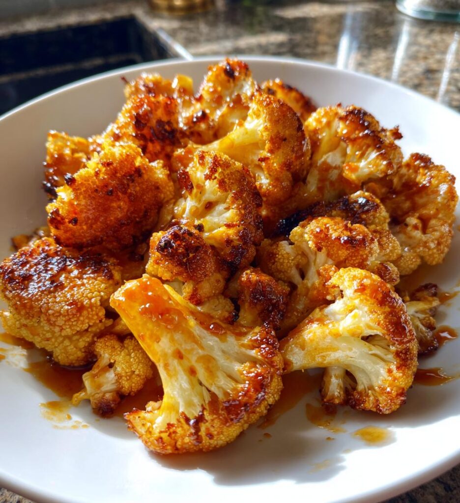 Maple Sriracha Cauliflower
