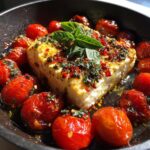 Mediterranean Baked Feta Appetizer