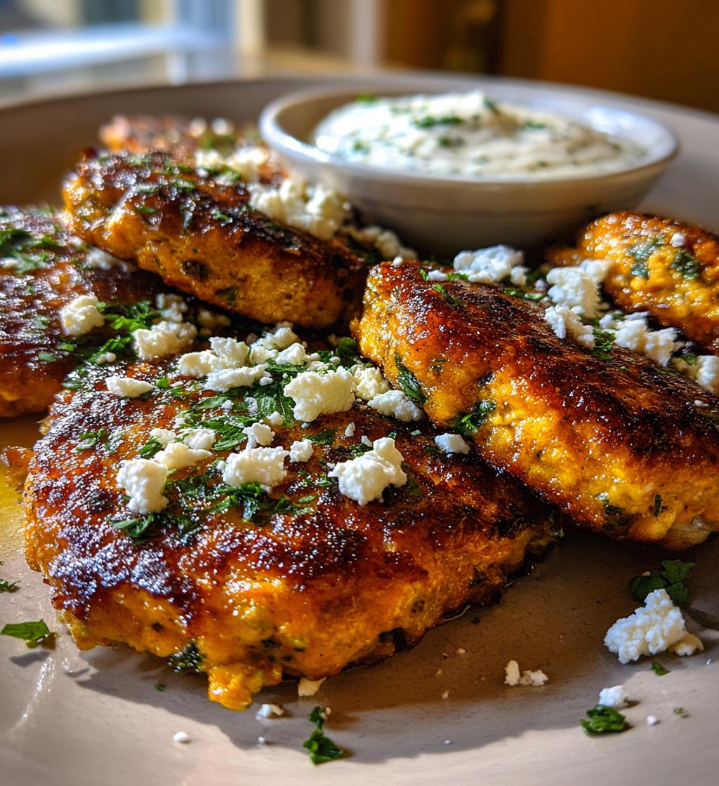 Mediterranean Chicken Patties