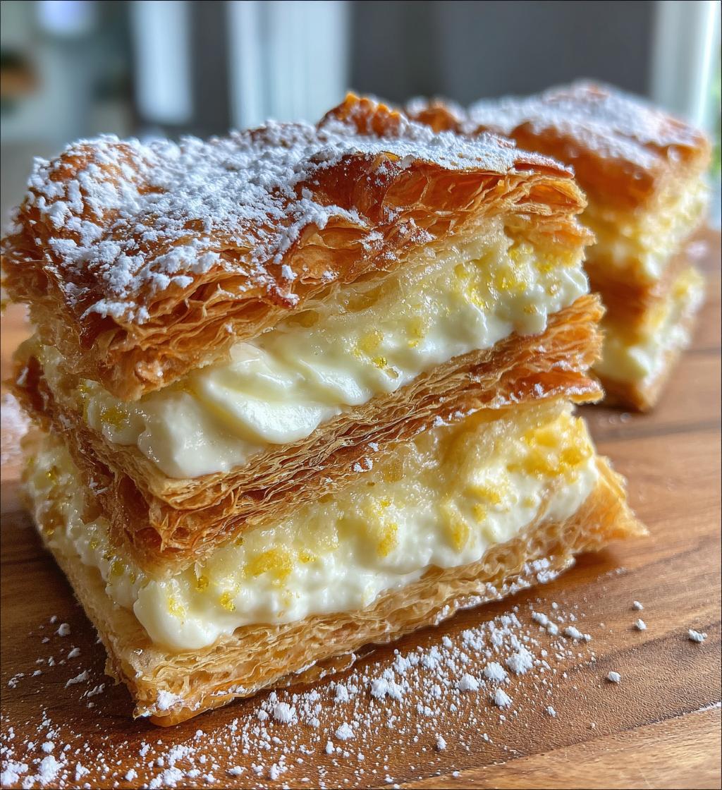 Mille Feuille With Lemon Ricotta - detail 1