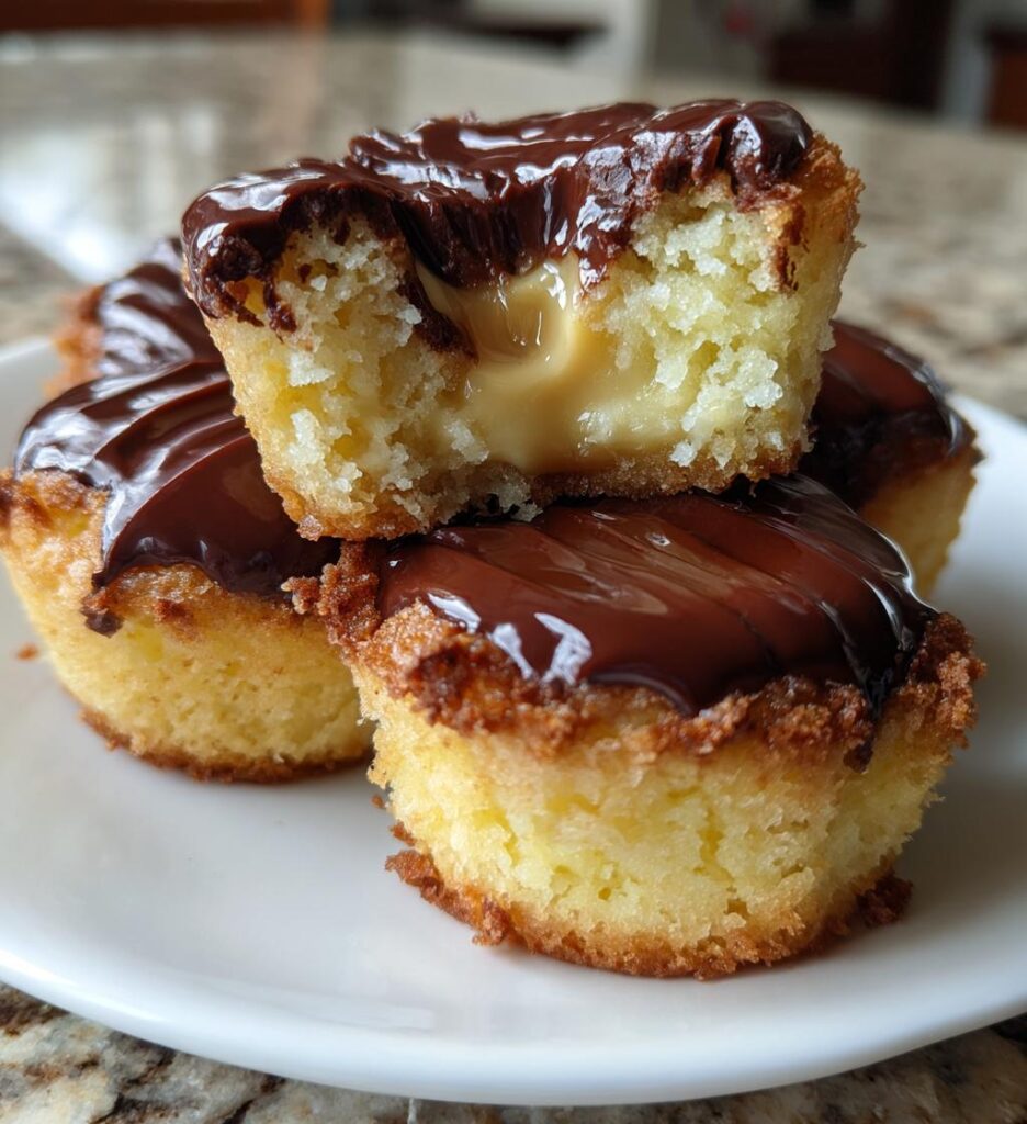 Mini Boston Cream Pie Cups