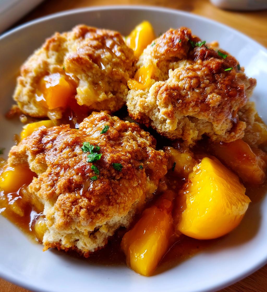 Mini Peach Cobbler