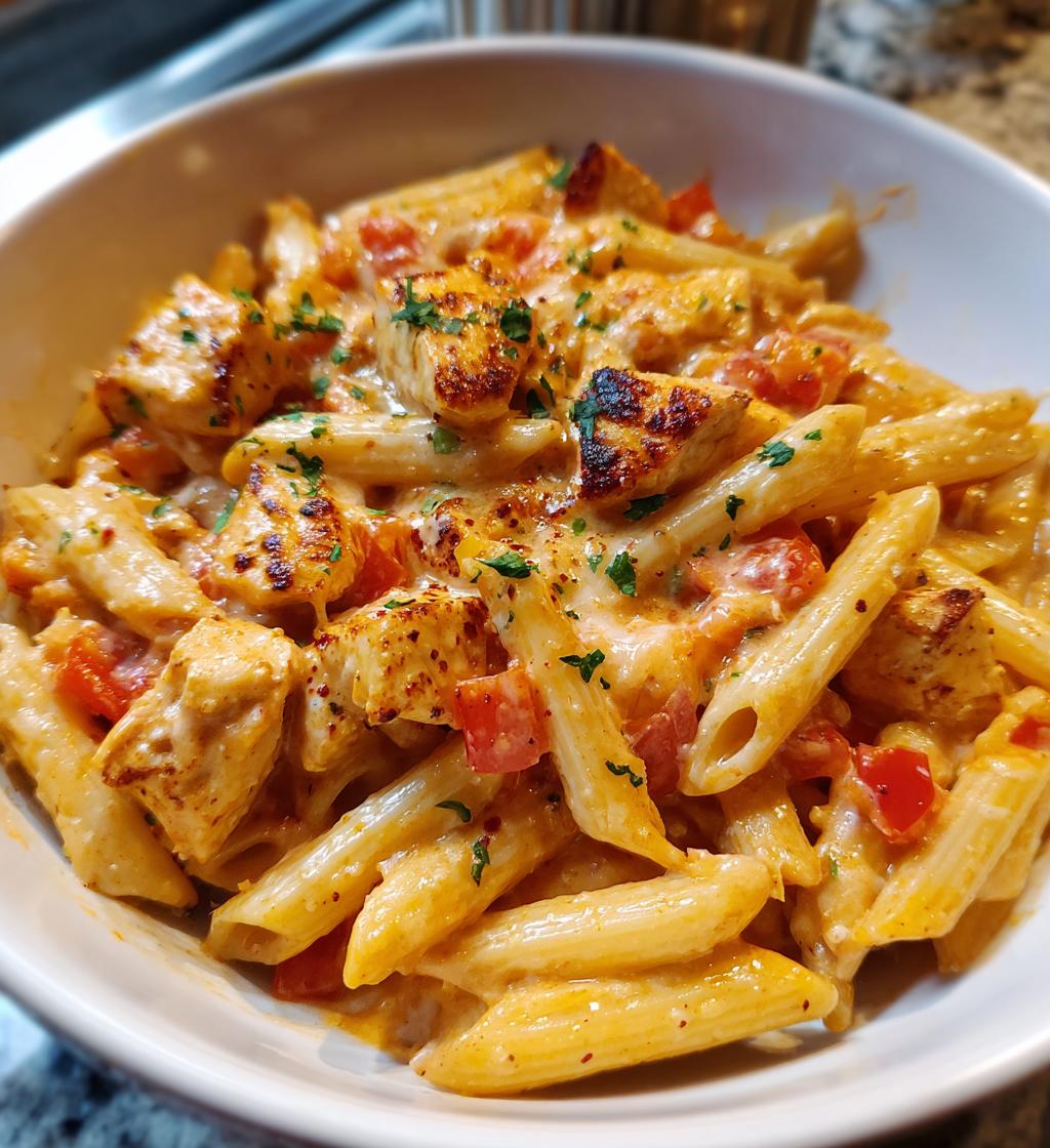 One-Pot Smoky Chipotle Cheesy Chicken Pasta