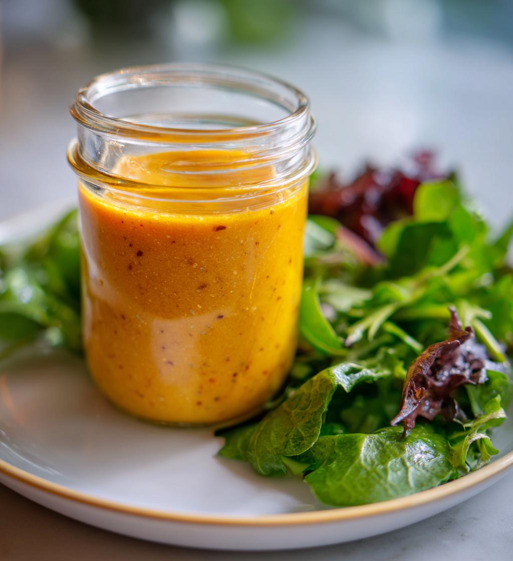 Peach Honey Dijon Balsamic Vinaigrette