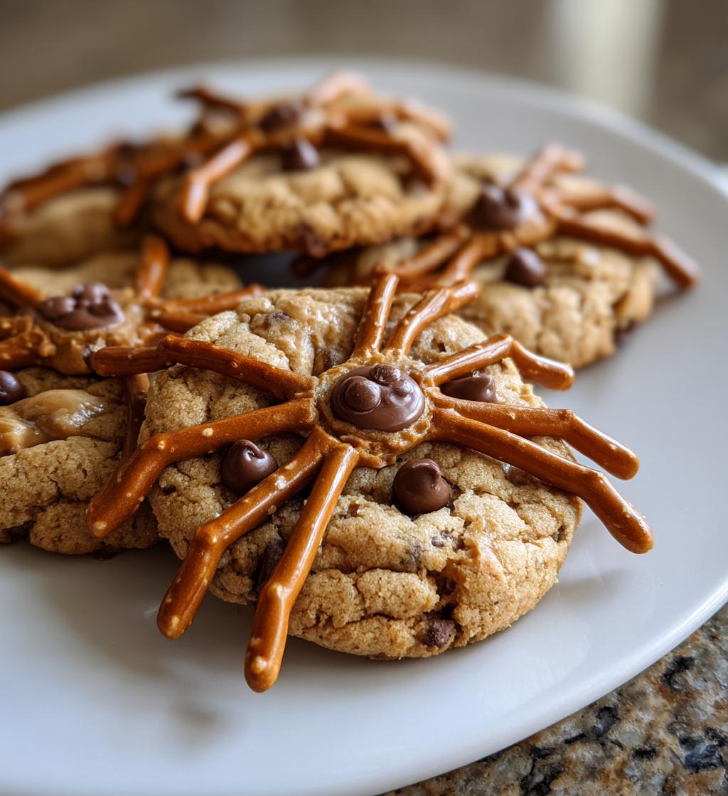 Peanut Butter Spider Cookies - detail 1