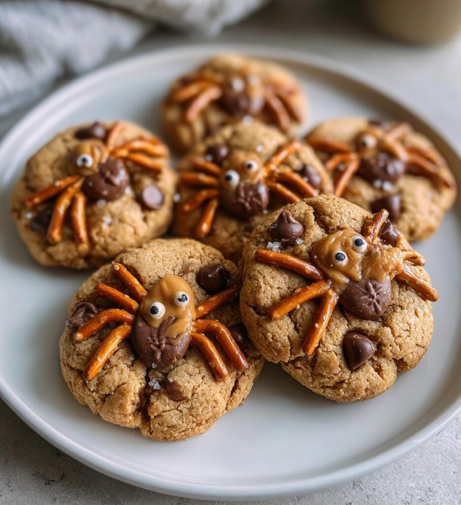 Peanut Butter Spider Cookies