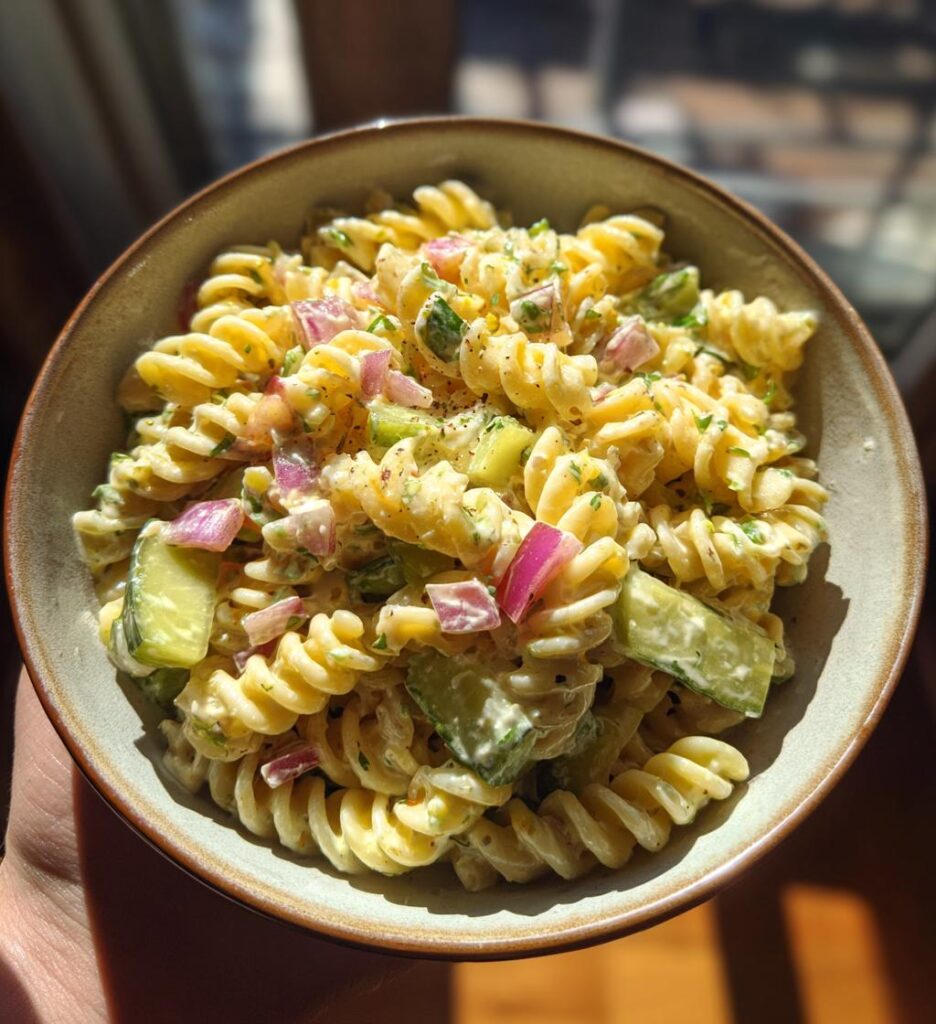 Pickle Pasta Salad