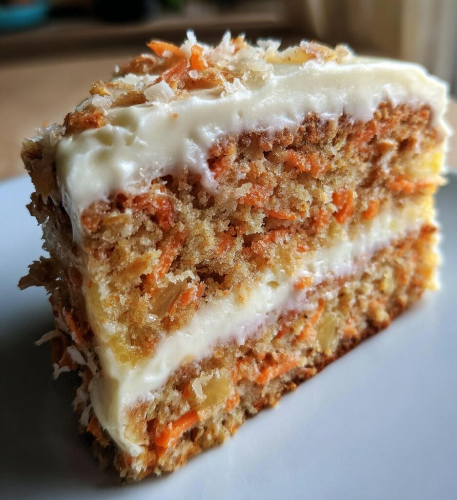 Pineapple Carrot Cream Cake